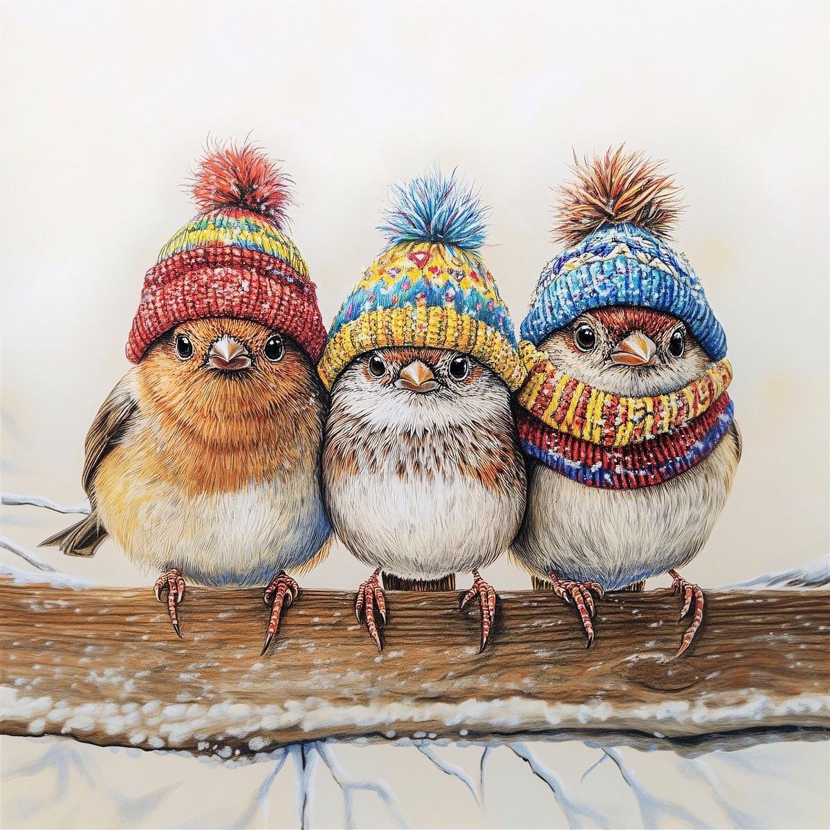 Warm, Toques, Scarves, Dress for the Weather, Winter, Cold, Cold WeatherBirds